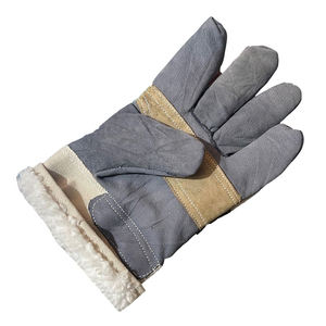 Guantes de seguridad de cuero industrial de alta resistencia para minería de construcción Protección de trabajo mecánico y de soldadura - Product Image 4