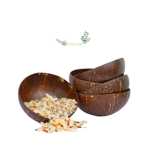 Tazón de Cáscara de Coco 100% Artesanal, Pequeño, Natural, Hecho a Mano en Vietnam, de Alta Calidad, Sostenible, Biodegradable y Ecológico - Product Image 6