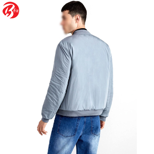 . Blouson aviateur classique pour hommes avec poignets côtelés tissu léger respirant adapté aux vêtements décontractés et aux sorties de week-end - Product Image 4