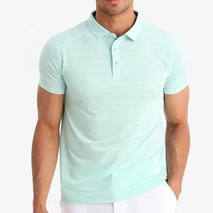 Polo de golf à col chemise, logo personnalisé, prix compétitif 2025, 100% coton, polo pour homme - Product Image 1