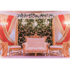 Elegante Decoración de Pared con Velas para Recepción, Impresionante Pared de Velas para Escenario de Boda, Escenario de Boda Moderno, Pensilvania - Product Image 2