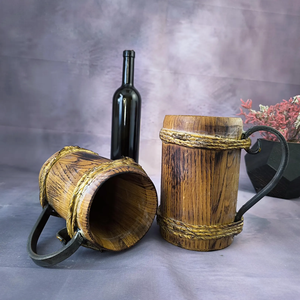 Taza de Madera Estilo Natural para Café, Agua, Té, Juego de Regalo, Tazas de Café Naturales y Mate para Utensilios de Cocina - Product Image 5