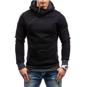 Sudadera con capucha de talla grande de alta calidad, ropa de calle sólida de algodón y poliéster para hombres con logotipo personalizado, esencial de invierno - Product Image 2