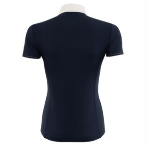 Athletic Stylish Women <b>Equestrian</b> Riding Top Stretch Fabric Moisture Wicking Breathable Comfortable Lightweight Performance - Product Image 5