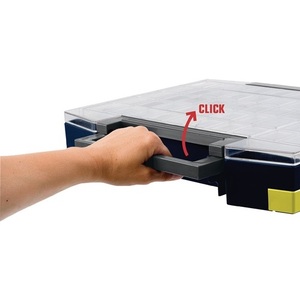 Boxxser B421xD361xH78mm 14-Compartments Assortment Case with Profile Grid RAACO Storage Trays - Product Image 6