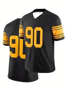 เสื้ออเมริกันฟุตบอล ฟรีบริการสกรีนชื่อและหมายเลข เสื้อทีมพิมพ์ลาย แห้งเร็ว ระบายอากาศดี เสื้อฟุตบอล - Product Image 5