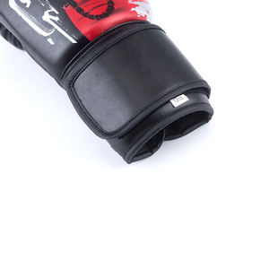 Gants d'entraînement de boxe MMA en PU de haute qualité avec design extensible et respirant, fermeture à scratch, personnalisés pour hommes - Product Image 4