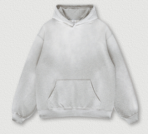 Nouveau 100% coton hommes pull à capuche surdimensionné 2025 haute qualité lavage à l'acide goutte épaule à capuche avec toutes les options de personnalisation - Product Image 4