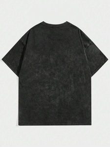 Meilleur prix arrivée pour hommes vintage lavage à l'acide/lavage à la pierre t-shirts impression personnalisée 100% coton vêtements d'été pour adultes - Product Image 6