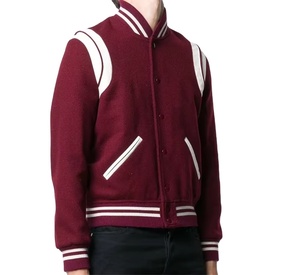 Chaqueta Universitaria Bordada Personalizada de Diseño OEM, Cómoda e Innovadora, para Hombre - Product Image 4