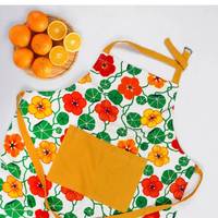Apron Koki Katun Berkualitas Tinggi dengan Tali Leher yang Dapat Disesuaikan, Cetak Logo Kustom untuk Dapur dan Toko Roti