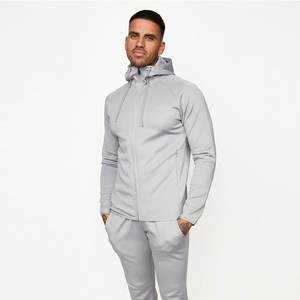 Custom Winter Unisex Streetwear Chándal para los hombres de gran tamaño Puff Imprimir 100% algodón Sudadera con capucha y pantalones conjunto - Product Image 1