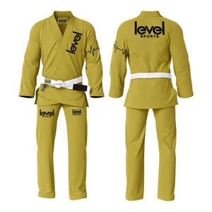 Personalizado Jiu Jitsu Kimono Set OEM artes marciales uniforme 100% algodón BJJ Gi para entrenamiento MMA precios competitivos al por mayor 10 juegos - Product Image 2