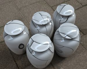 โกศเผาอลูมิเนียมเนื้ออ่อน,สำหรับกองขี้เถ้ามนุษย์อุปกรณ์งานศพผลิตภัณฑ์ที่ระลึก L MAX B ส่งออก - Product Image 3