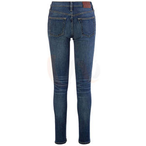 Venta caliente de las mujeres Skinny Jeans de cintura alta de mezclilla de talla grande de las mujeres Jeans de tamaño personalizado de las mujeres Jeans de moda Slim Stretch Denim Pants - Product Image 6