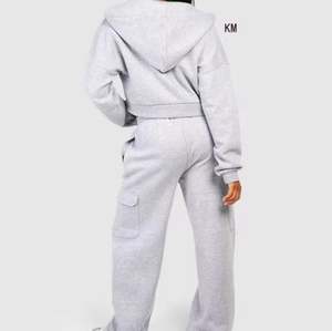 Custom High Quality Logo Blank Plain Solid Color Full Zipper and Long <b>Pants</b> Regular Fit Woman's Casual 2 Piece Set Wholesales - Product Image 4