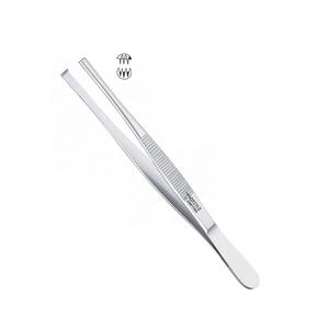 Fabricación directa de fábrica precio al por mayor Gillies fórceps tejido TC Gillies pinzas de disección 1x2 dientes (acero inoxidable Curvo - Product Image 3