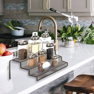 Organizzatore da Cucina in Rete Metallica con Scolapiatti - Product Image 1