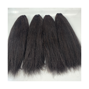 Paquets de cheveux Yaki raides crépus bruts prix de gros de l'usine paquets droits crépus vierges vietnamiens - Product Image 1