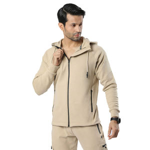 Chándal liso de otoño e invierno para hombre, diseño OEM, venta al por mayor de fábrica, ropa deportiva para entrenamiento, logotipo personalizado - Product Image 5
