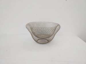 Decorative Metal <b>Wire</b> Bowl Modern Tabletop <b>Basket</b> Elegant Storage and Display Accent for Kitchen Dining Living Room Home Decor - Product Image 4