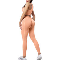 Haute qualité nouveauté couleur noire élégant nouveau Design soutien-gorge décontracté Yoga ensembles pour les femmes Gym Fitness ensembles