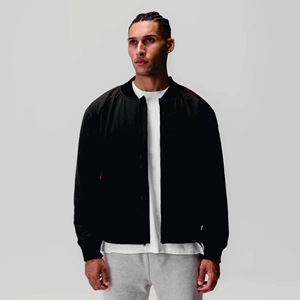 Taille personnalisée High Street Varsity Jacket Stand Bomber Chic Broderie Vol Baseball Letterman Avec Chenille Patches Logo - Product Image 2