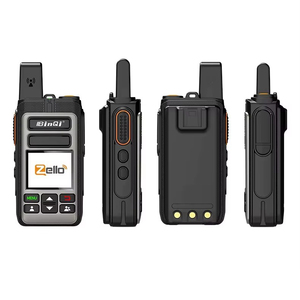 Walkie Talkie Android Zello Profesional POC BQ-555 de Largo Alcance, Radio Celular Portátil con Tarjeta <span class=keywords><strong>SIM</strong></span> 4G y Red WiFi, Radio Bidireccional - Product Image 1