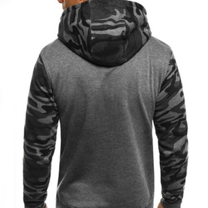 Sudadera con capucha deportiva informal para hombre con cremallera, novedad de invierno, manga larga estampada, sudadera con capucha de moda de otoño - Product Image 2