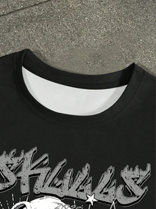 Ensemble de shorts deux pièces pour hommes, en coton respirant, vente en gros, été, nouveau, formel, manches courtes, t-shirt personnalisable - Product Image 4