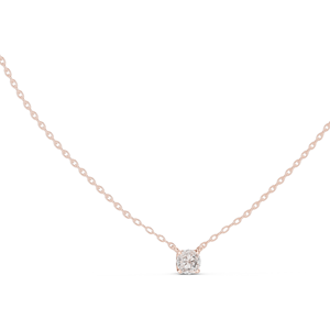 Collar de Diamantes CVD de 0.5 CT, Creados en Laboratorio, VVS-VS EF, Diseño Solitario Elegante, Oro de 18K, 14K, Rosa, Amarillo, Blanco, Lujoso - Product Image 3
