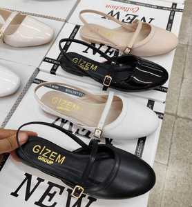 Bailarinas de tacón corto diario para mujer 1 cm 36-40 Made in Turkiye - Product Image 2