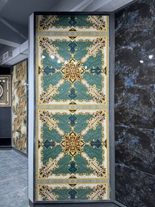 Apportez une touche moderne aux intérieurs classiques avec nos carreaux de porcelaine brillants d'encre dans une taille polyvalente de 600x1200. - Product Image 2