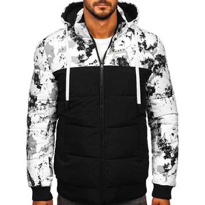 2024 vente chaude hiver chaud coupe-vent à capuche manteau brillant doudoune extérieure épaisse doudoune pour hommes - Product Image 3