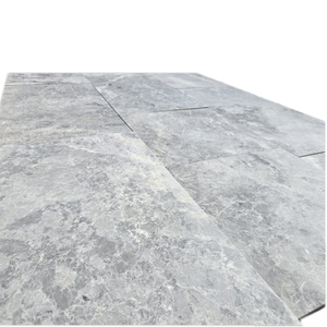 Losas de mármol gris Tundra de 1.2x30x longitud libre, adoquines de piedra natural pulidos y cortados a medida para pisos de hoteles, de Turquía. - Product Image 1