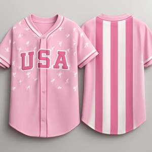 Jersey de softball sublimado personalizado con logotipo de número Desgaste de béisbol y softball personalizado - Product Image 4