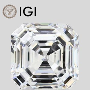 Diamante Suelto Asscher de 3 Quilates, Corte Asscher, Claridad VVS2, Color D, Certificado IGI - Product Image 1