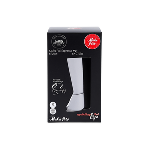 Moka Pot Espresso <b>Maker</b> 'Figaro' 6 Cups by Cilio - Product Image 3
