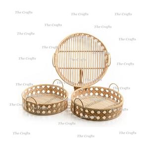 Plateau en bois au design merveilleux pour servir des aliments de la plus grande qualité Plateau de service de restaurant de deux tailles différentes - Product Image 5