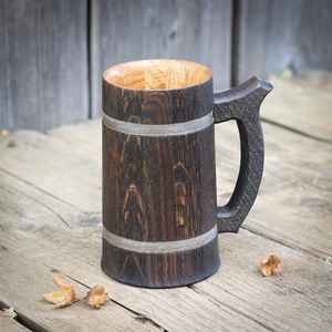 Taza de cuerno auténtica, taza ecológica rústica natural hecha a mano, vajilla duradera, perfecta para café, té, whisky - Product Image 5