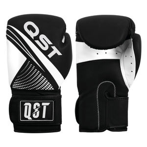 Gants de boxe et d'entraînement en cuir de haute qualité avec support de poignet à crochet et poignées Nouveau - Product Image 4