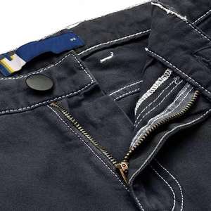 Pantalon de jogging personnalisé 100% coton pour homme, de haute qualité, lourd, avec grande poche, motif droit, devant plat, léger - Product Image 2