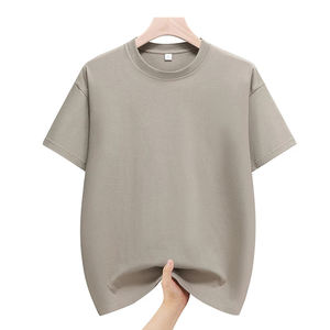 Camiseta de algodón para hombre y mujer, suave, de gran tamaño, informal, de verano, para entrenamiento en el gimnasio, para uso diario, cómoda, ligera, Unisex, ropa de calle - Product Image 2