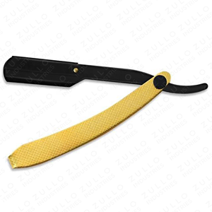 Premium Stainless Steel Leaf Style Straight <b>Barber</b> Razor Half <b>Blade</b> Folding Shaving Tool Custom Logo OEM Private Label - Product Image 3