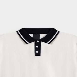 เสื้อโปโลผู้ชายไซส์ใหญ่ แขนสั้น ผ้าฝ้าย ระบายอากาศ สไตล์สตรีทแวร์ สีพื้น - Product Image 5