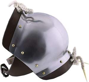 Coudières en acier médiéval avec doublure en cuir calibre 14 armure de la Renaissance juridique lourde pour combattre le bracelet en cuir d'Halloween - Product Image 2