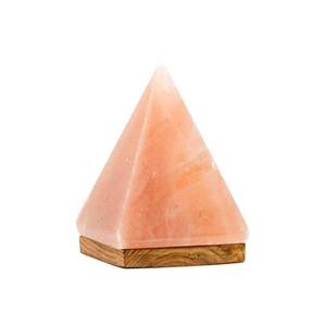 Lampe en forme de pyramide en sel rose de l'Himalaya naturel, bienfaits pour la santé, sel rose ionisant, lumière d'ambiance pour les passionnés de décoration et le bien-être en spa - Product Image 5