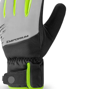 Gants d'équitation de moto gants d'hiver de moto coupe-vent garder au chaud gants réfléchissants écran tactile - Product Image 4