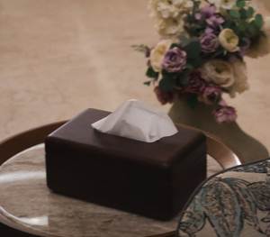 Porte-serviettes en bois naturel de haute qualité, boîte à mouchoirs, personnalisé, salon, bureau, comptoir de réception, au meilleur prix - Product Image 1