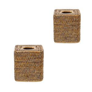 กล่องทิชชู่หวายทรงสี่เหลี่ยมที่ใส่กระดาษทิชชู่แบบสานด้วยมืออุปกรณ์บนโต๊ะอาหารงานปาร์ตี้ขายส่งจากเวียดนาม - Product Image 2